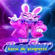 barra de progresso 99 blaze o que significa